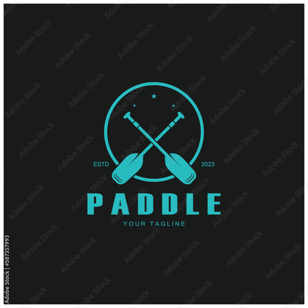 simple paddle logo,design for surfing,rafting,canoe,boat,surfing and rowing equipment business,vector simple paddle logo,design for surfing,rafting,canoe,boat,surfing and rowing equipment business,vector