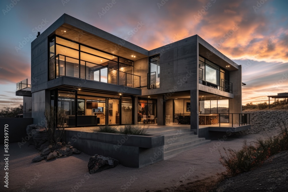 Stunning Contemporary Home with Sleek Design Stunning Contemporary Home with Sleek Design