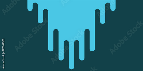 blue paint on a blue background, flowing and spilled paint on the wall, colorful materials shop, smooth abstraction