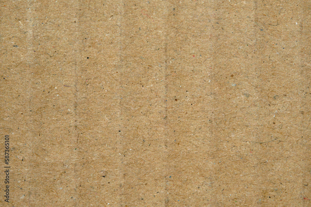Fototapeta premium High-res photo of a brown blank cardboard from a box with slight stripes