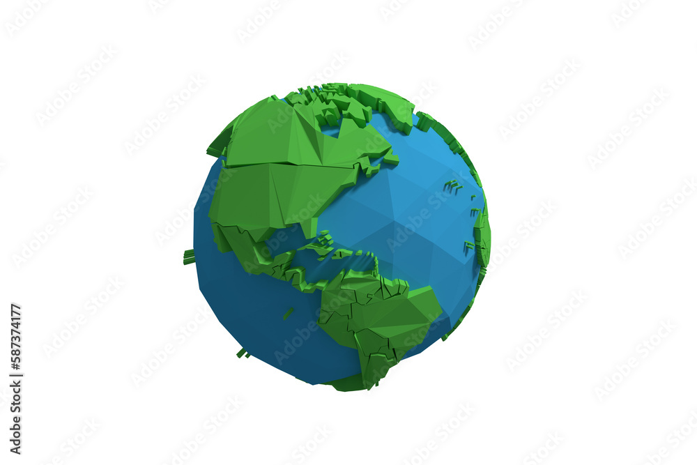 Fototapeta premium Composite image of globe icons