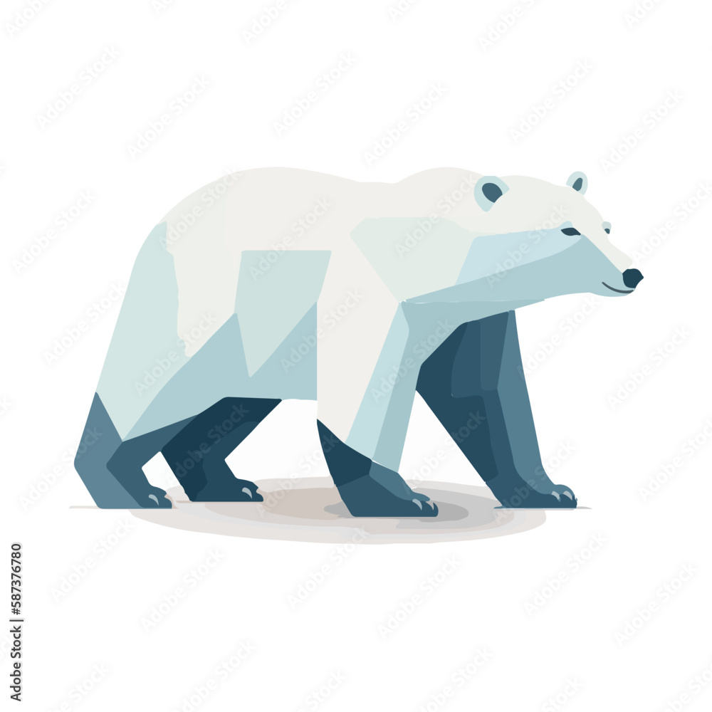bear polar vector illustration bear polar vector illustration