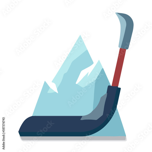 ice polar vector illustration 
