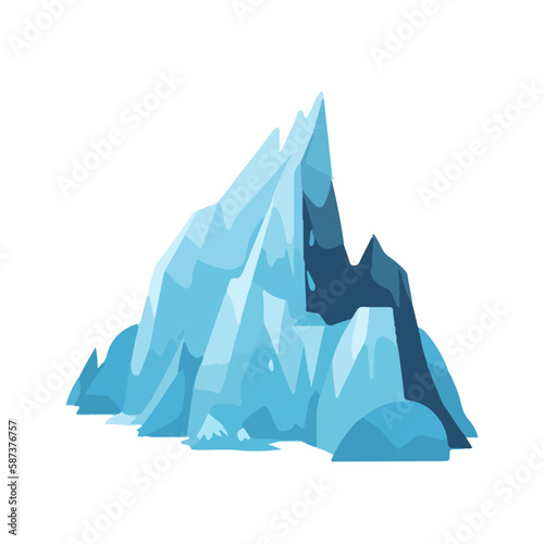 ice polar vector illustration 