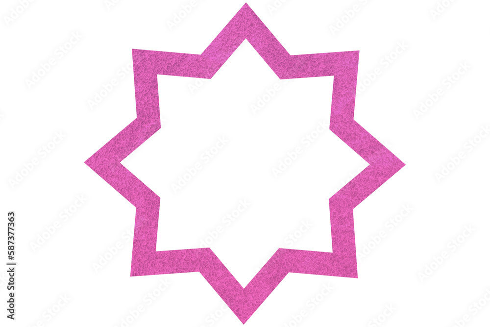 Geometric star shape Geometric star shape