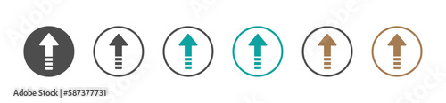 Upgrade flat vector icons