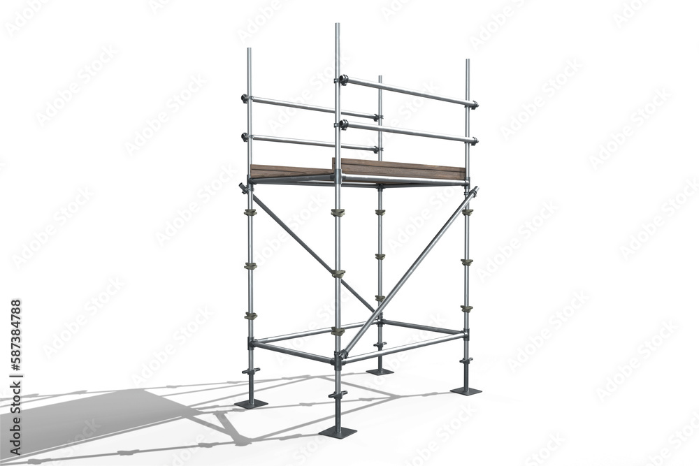 Three dimension image of scaffold frame Three dimension image of scaffold frame