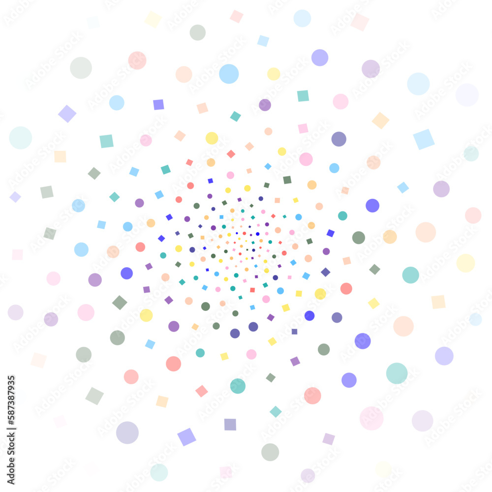 Festival seamless pattern with confetti. Repeating background, vector illustration with different shapes Festival seamless pattern with confetti. Repeating background, vector illustration with different shapes