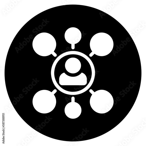 affiliate glyph icon