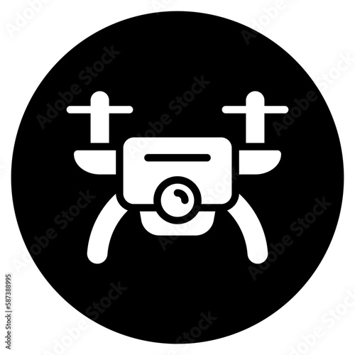 drone glyph icon