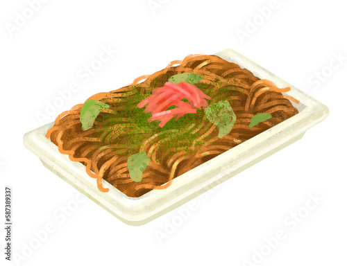 焼きそば　屋台　祭