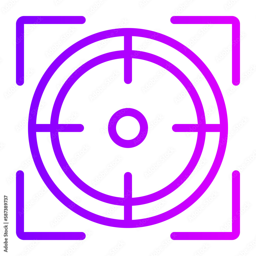 focus gradient icon focus gradient icon