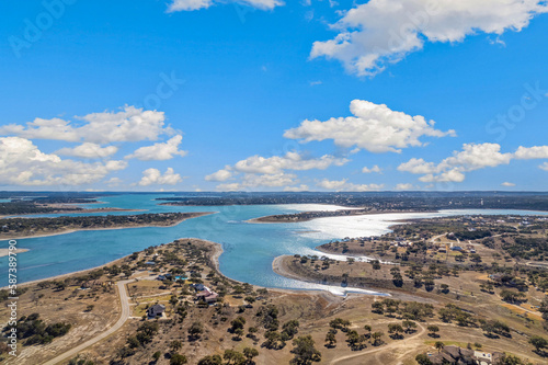 Canyon lake in the texas hill country photo