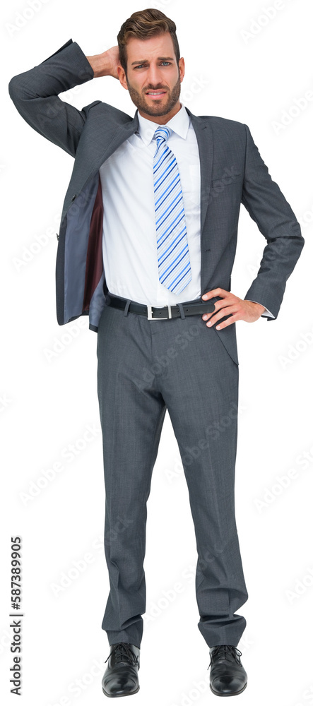 Thinking businessman Thinking businessman