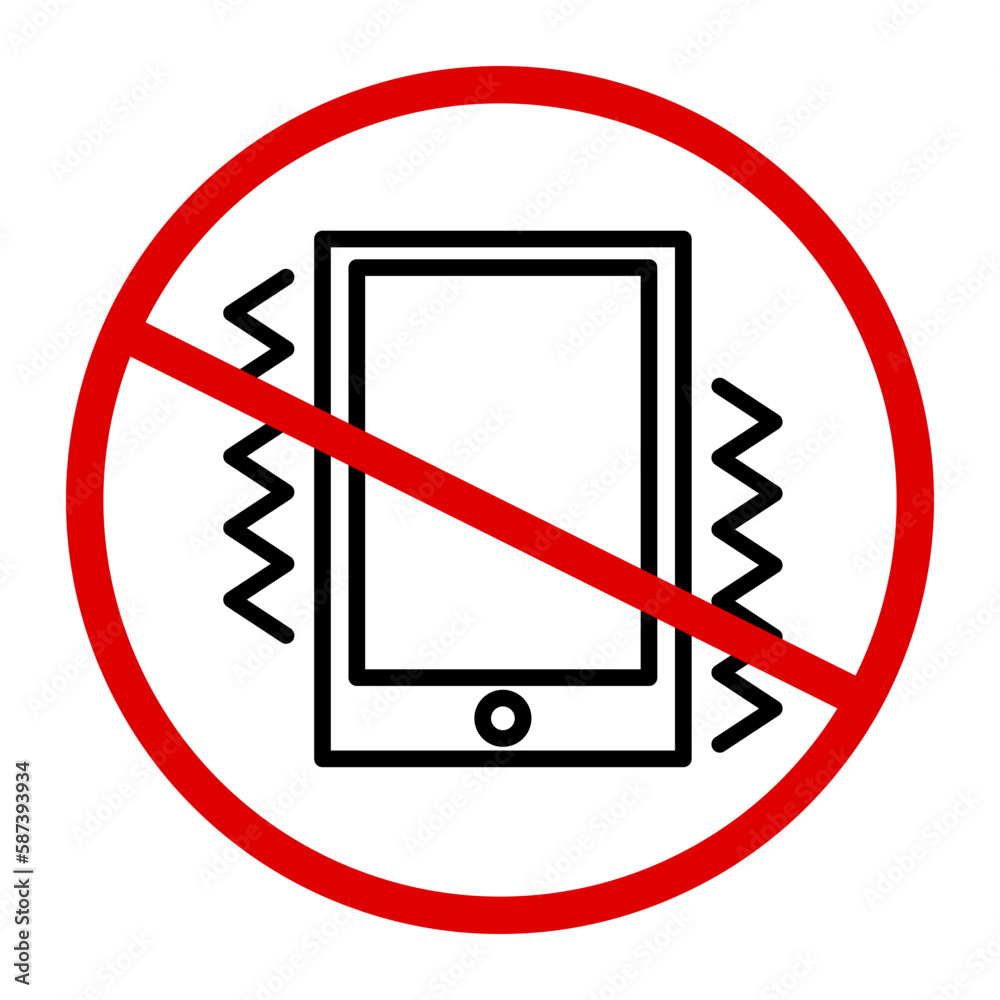 No smartphone vibrate sign. Silent mode icon. Vector. No smartphone vibrate sign. Silent mode icon. Vector.