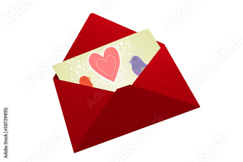 Valentines day love letter