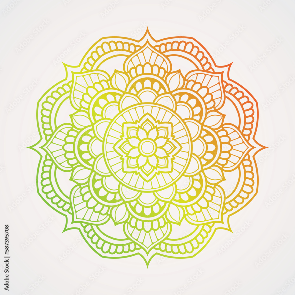 Flower petal mandala with a unique combination of ornaments and colors. suitable for henna, tattoos, photos, coloring books. islam, hindu,Buddha, india, pakistan, chinese, arab Flower petal mandala with a unique combination of ornaments and colors. suitable for henna, tattoos, photos, coloring books. islam, hindu,Buddha, india, pakistan, chinese, arab