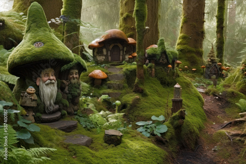 In the fairy forest live little dwarves