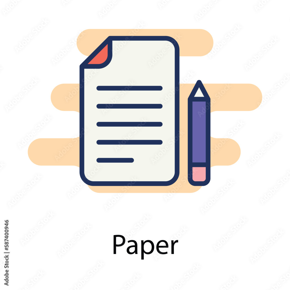 Paper icon. Suitable for Web Page, Mobile App, UI, UX�and�GUI�design. Paper icon. Suitable for Web Page, Mobile App, UI, UX�and�GUI�design.