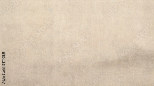 Beige or Undyed Linen Fabric Texture Background