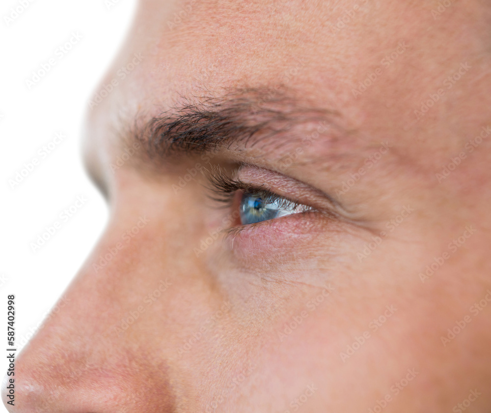 Fototapeta premium Close up of man eyes