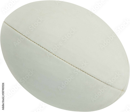 Close-up of rugby ball