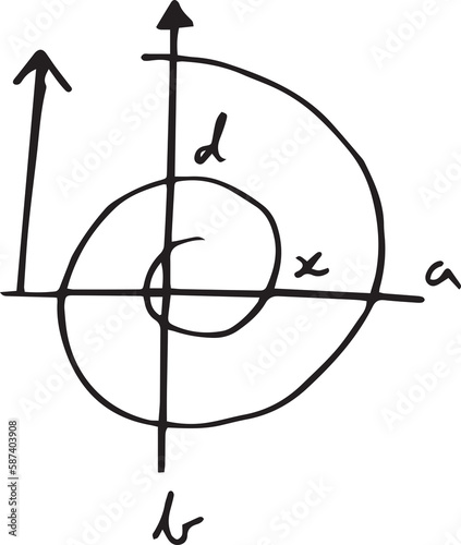 Illustration image of geometrical diagram