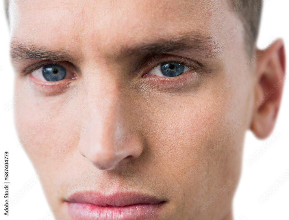 Close up portrait of sad man Close up portrait of sad man