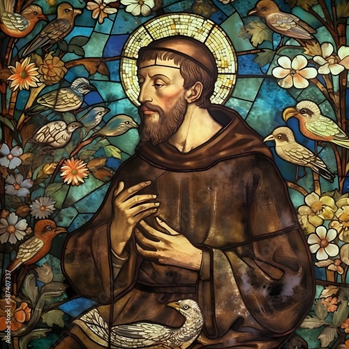 Wallpaper Mural Saint Francis of Assisi