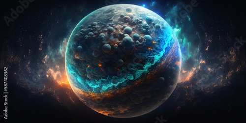 Unknown Planet, Creative Force of Destruction and Creation. Generative AI