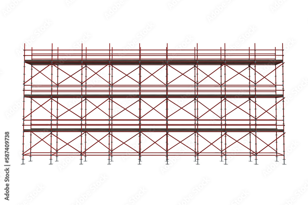 Fototapeta premium 3d composite image of a scaffolding