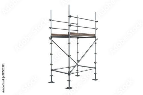 3d image of scaffolding 