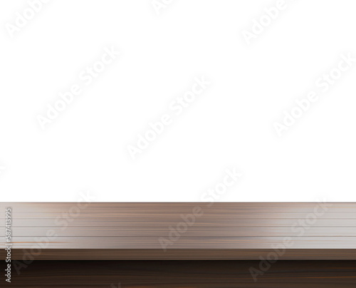 wood table background display 3d render.