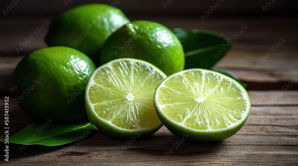 Freshly Sliced Limes Freshly Sliced Limes