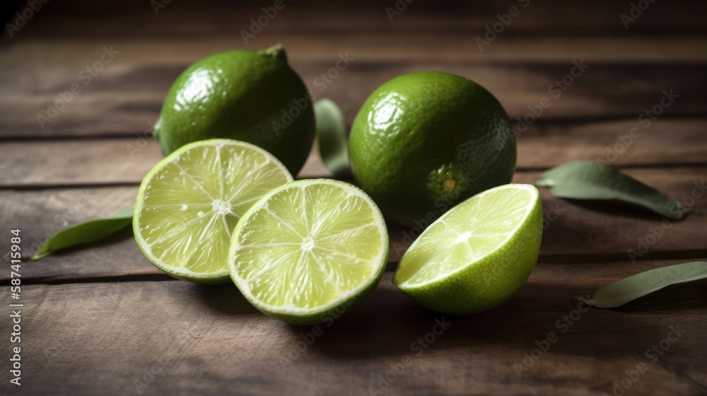Freshly Sliced Limes Freshly Sliced Limes
