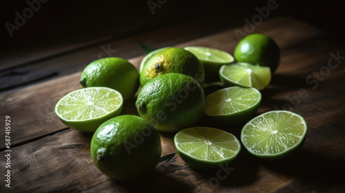 Freshly Sliced Limes © Eirik Sørstrømmen