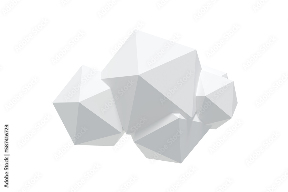 Digitally generated image of patterned crystals Digitally generated image of patterned crystals