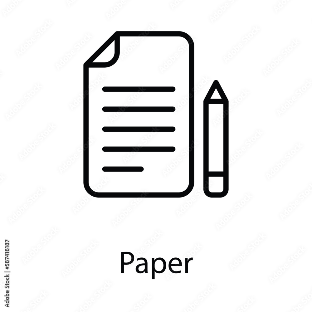 Paper icon. Suitable for Web Page, Mobile App, UI, UX�and�GUI�design. Paper icon. Suitable for Web Page, Mobile App, UI, UX�and�GUI�design.