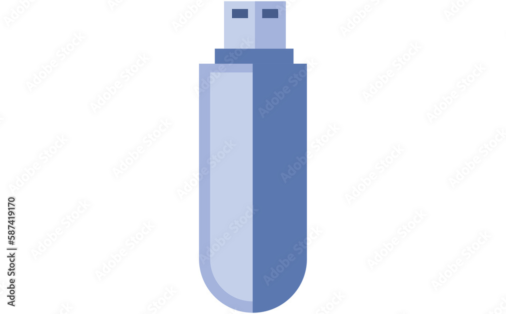 Digitally generated image of usb stick Digitally generated image of usb stick