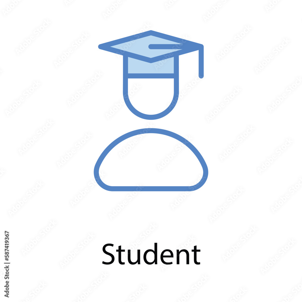 Student icon. Suitable for Web Page, Mobile App, UI, UX�and�GUI�design. Student icon. Suitable for Web Page, Mobile App, UI, UX�and�GUI�design.