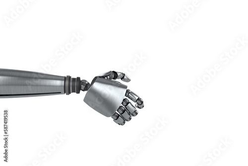 Wallpaper Mural Cropped image of silver coloured robotic arm Torontodigital.ca