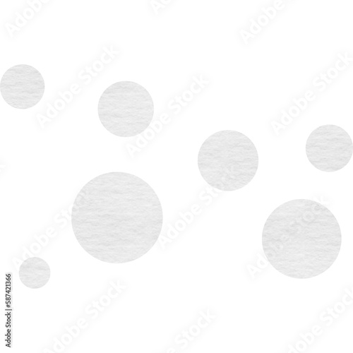 Digitally composite image of circles