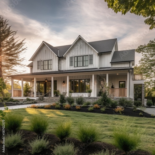 Sleek and Stunning Luxury Modern Farmhouse Style Home
