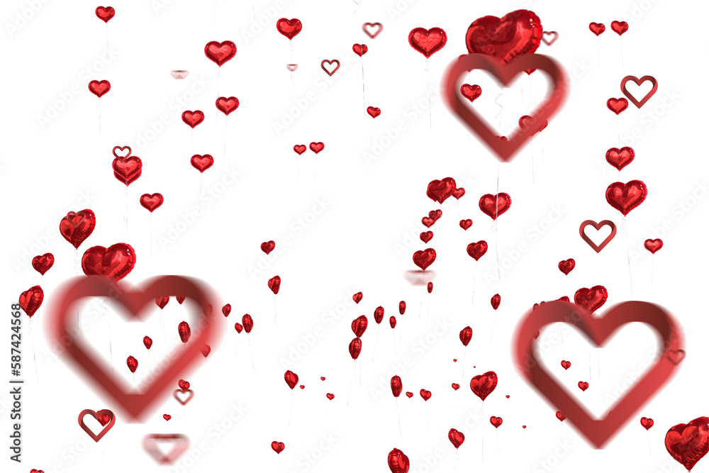 Love heart pattern