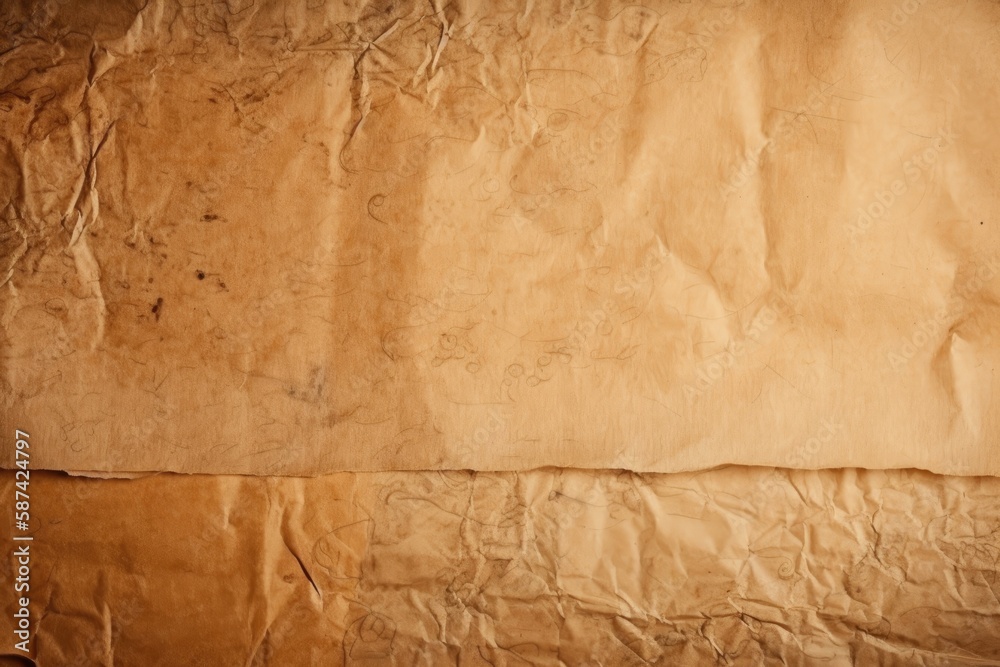 rustic brown paper texture with a warm, earthy background. Generative AI