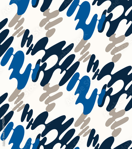 Seamless camouflage pattern  modern sportive geometric print.