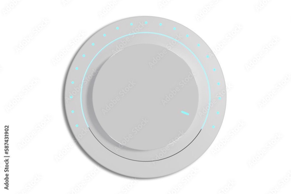 Gray volume control knob Gray volume control knob