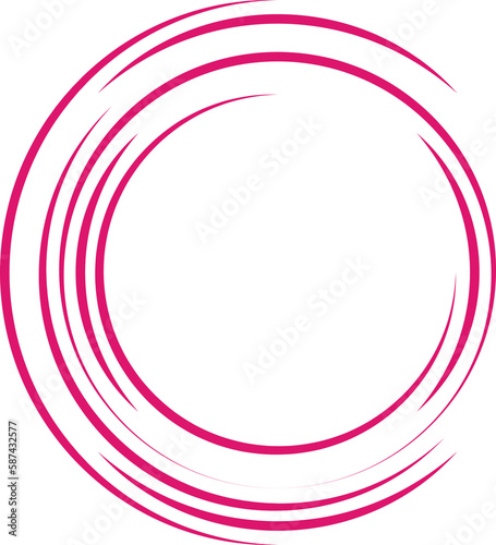 Circular design icon
