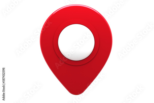 Free Download Close-up of red map pointer - GFXLoad