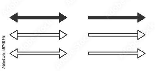 Double arrow vector icons